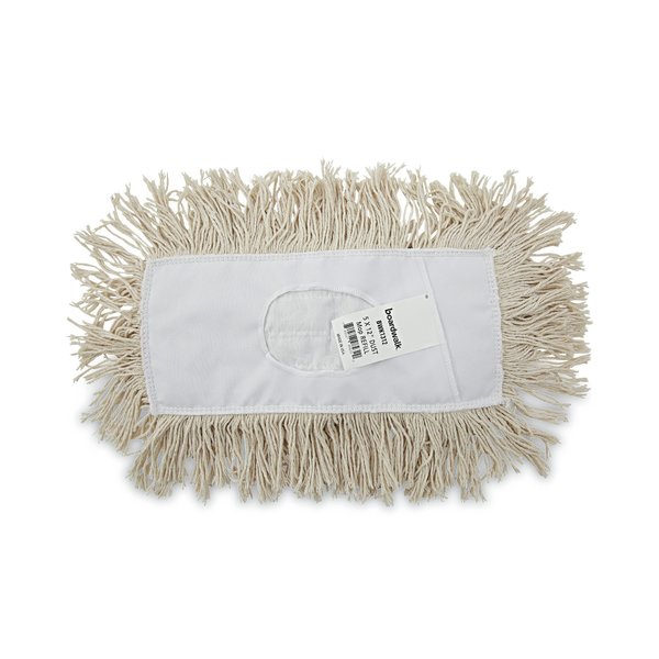 Boardwalk Cut-End Dust Mop, White, Cotton, BWK1312 BWK1312